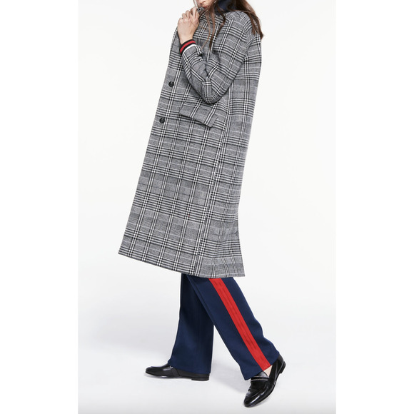 Ba&sh Windowpane Lou Coat Size Small - Picture 2 of 11